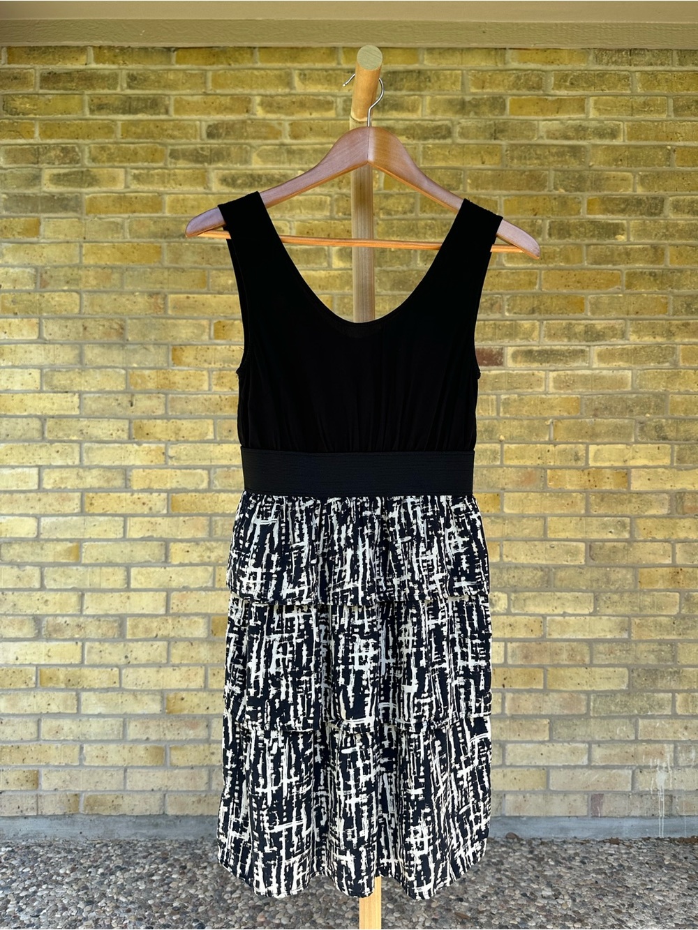 Mossimo Black Sleeveless Rayon Tank Dress